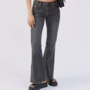 BDG Low Rise Flare Gray Plus Size Jeans Size Women's 39 NEW with Tags